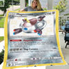 Mew V Darkness Ablaze Holo Ultra Rare Pokemon Card Fleece Blanket