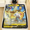 Ampharos GX 43-181 SM Team Up Holo Ultra Rare Pokemon Card Fleece Blanket