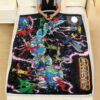 Crisis on Infinite Earths DC Superman and Wonder Woman Fleece Blanket