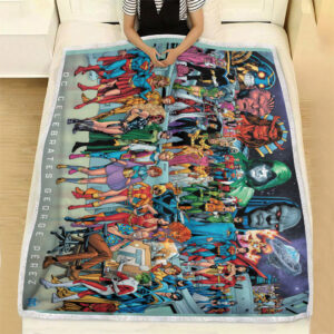 Fleece Blanket 7 DC Celebrates George Perez Birthday Fleece Blanket