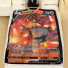 Jirachi 119-185 Vivid Voltage Amazing Rare Pokemon Card Fleece Blanket