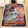 Zacian 82-185 Vivid Voltage Amazing Rare Pokemon Card Fleece Blanket