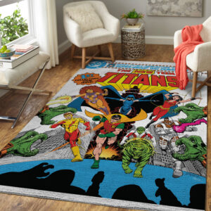 New Teen Titans No 1 cover by George Perez Rug Carpet