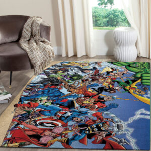 Avengers Members by George Perez Rug Carpet