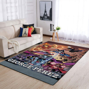 The Marvel Art Of George Perez Rug Carpet