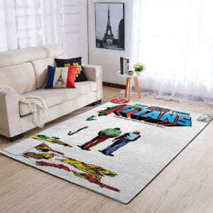 The New Teen Titans 39 cover by George Perez Rug Carpet