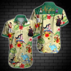 Aladdin Hawaiian Shirt, beach shorts