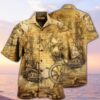Amazing Lucky Dragon Playing Dice Blue Hawaiian Shirt, beach shorts