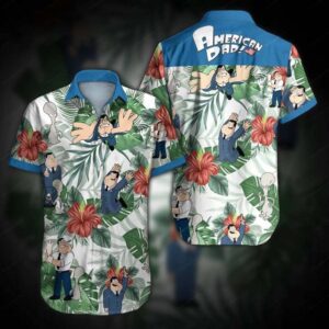 American Dad Hawaiian Shirt, beach shorts