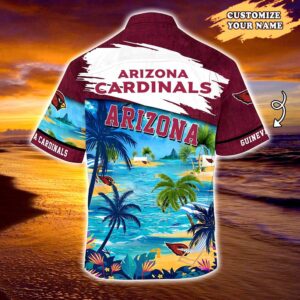 Arizona Cardinals NFL  Personalized Hawaiian Shirt, beach shorts