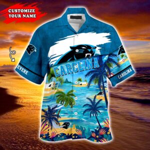 Carolina Panthers NFL  Personalized Hawaiian Shirt, beach shorts