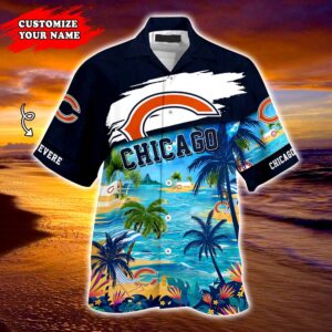 Chicago Bears NFL  Personalized Hawaiian Shirt, beach shorts