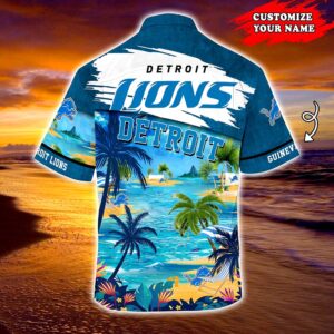 Detroit Lions NFL  Personalized Hawaiian Shirt, beach shorts