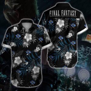 Final Fantasy Hawaiian Shirt, beach shorts