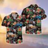 Flamingo Hawaiian Shirt Teeruto, beach shorts