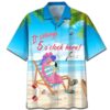Flamingo My Spirit Animal Is A Grumpy Flamingo Who Slaps Annoying People Hawaiian Shirt, beach shorts