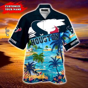Houston Texans NFL  Personalized Hawaiian Shirt, beach shorts