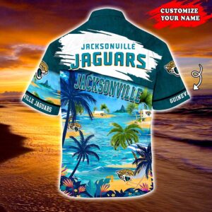 Jacksonville Jaguars NFL  Personalized Hawaiian Shirt, beach shorts