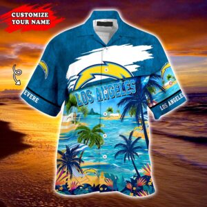 Los Angeles Chargers NFL  Personalized Hawaiian Shirt, beach shorts