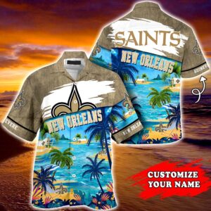 New Orleans Saints NFL  Personalized Hawaiian Shirt, beach shorts