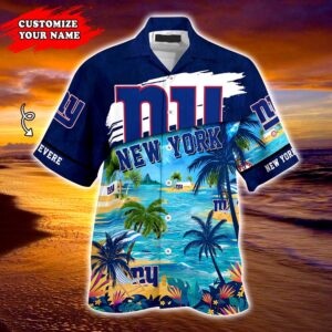 New York Giants NFL  Personalized Hawaiian Shirt, beach shorts