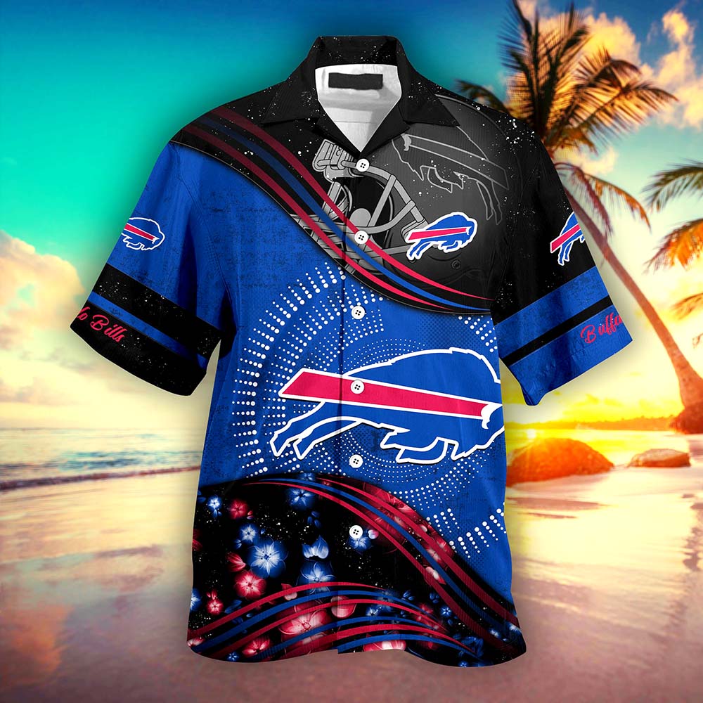 Personalized Buffalo Bills NFL Hawaiian Shirt, beach shorts Personalized Buffalo Bills NFL Hawaiian Shirt, beach shorts