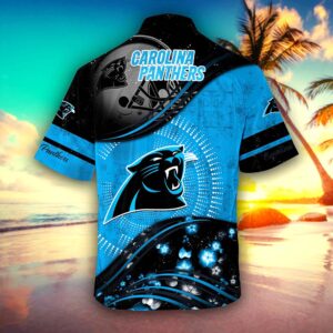 Personalized Carolina Panthers NFL Hawaiian Shirt, beach shorts