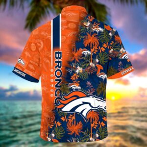 Personalized Denver Broncos NFL Hawaiian Shirt, beach shorts
