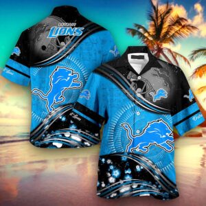 Personalized Detroit Lions NFL Hawaiian Shirt, beach shorts Personalized Detroit Lions NFL Hawaiian Shirt, beach shorts