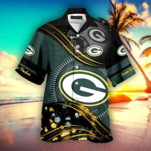 Personalized Green Bay Packers NFL Hawaiian Shirt, beach shorts