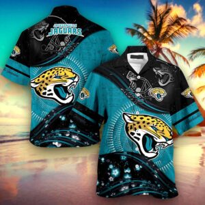Personalized Jacksonville Jaguars NFL Hawaiian Shirt, beach shorts