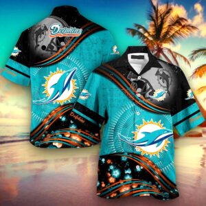 Personalized Miami Dolphins NFL Hawaiian Shirt, beach shorts