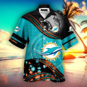 Personalized Miami Dolphins NFL Hawaiian Shirt, beach shorts