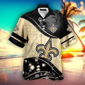 Personalized New Orleans Saints NFL Hawaiian Shirt, beach shorts