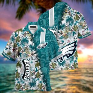 Personalized Philadelphia Eagles NFL Hawaiian Shirt, beach shorts