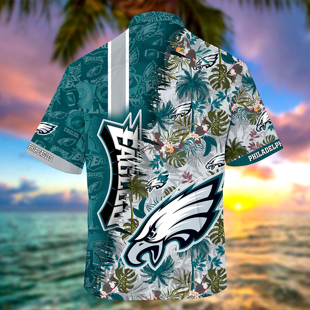 Personalized Philadelphia Eagles NFL Hawaiian Shirt, beach shorts Personalized Philadelphia Eagles NFL Hawaiian Shirt, beach shorts