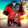 Personalized Tampa Bay Buccaneers NFL Hawaiian Shirt, beach shorts