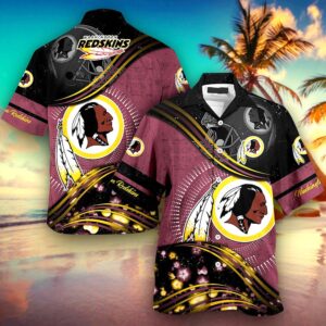 Personalized Washington Redskins NFL Hawaiian Shirt, beach shorts