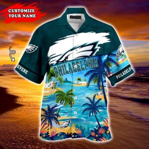 Philadelphia Eagles NFL  Personalized Hawaiian Shirt, beach shorts