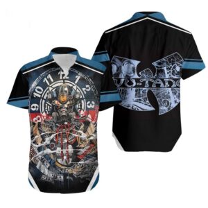 Wu Tang Clan Dragon 76 Time Is Money Legend Rapper Hip Hop For Fan Hawaiian Shirt, beach shorts