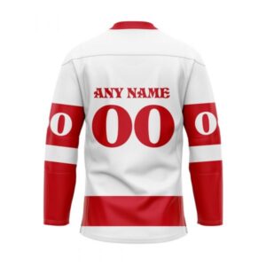 Grateful Dead Detroit Red Wings 3D Hockey Jersey Personalized Name Number