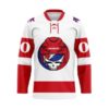 Grateful Dead Minnesota Wild 3D Hockey Jersey Personalized Name Number