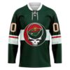 Grateful Dead Nashville Predators 3D Hockey Jersey Personalized Name Number