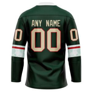 Grateful Dead Minnesota Wild 3D Hockey Jersey Personalized Name Number
