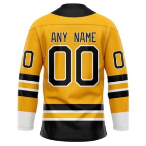 Nhl Boston Bruins Reverse Retro 3D Hockey Jerseys Customize Your Name  Number