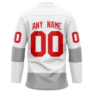 Nhl Detroit Red Wings Reverse Retro 3D Hockey Jerseys Personalized Name Number