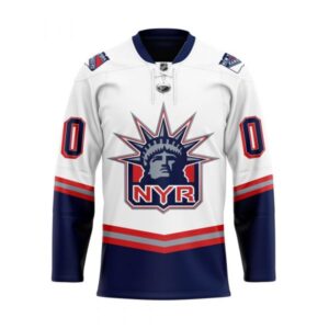 Nhl New York Rangers 3D Hockey Jersey Personalized Name Number