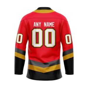 Nhl Vegas Golden Knights Reverse Retro 3D Hockey Jersey Personalized Name Number
