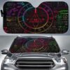 Ace On Fire Car Auto Sunshade One Piece Anime Fan