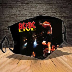 Ac Dc Live Album Face Mask